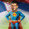 Cartoon: Novak Djokovic (small) by funny-celebs tagged novak,djokovic,atp,tennis,player,masters,grand,slam,champion,serbia