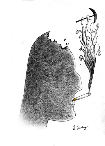 Cartoon: 3252 (medium) by aytrshnby tagged sigara