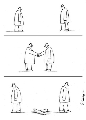 Cartoon: fake people (medium) by aytrshnby tagged people,fake