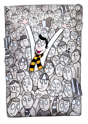 Cartoon: happiness (medium) by Pecchia tagged pecchia,humour,cartoon