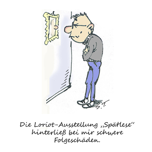 Cartoon: Loriotausstellung (medium) by Simpleton tagged loriot