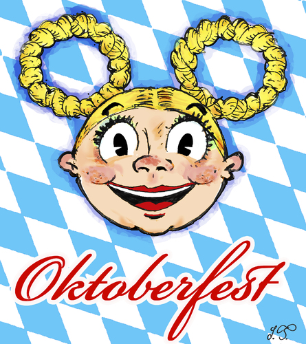 Cartoon: Oktoberfest (medium) by Simpleton tagged bayern,münchen,disneyworld,maus,micky,wiesn,oktoberfest