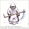 Cartoon: Todsicher abnehmen (small) by Storch tagged abnehmen,leicht,gemacht,in,vier,schritten,titan,klinge,tod,bambus,osteoporose,kevlar