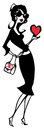 Cartoon: Schwarze Witwe (small) by spotty71 tagged frau herz liebe gefährlich schwarz