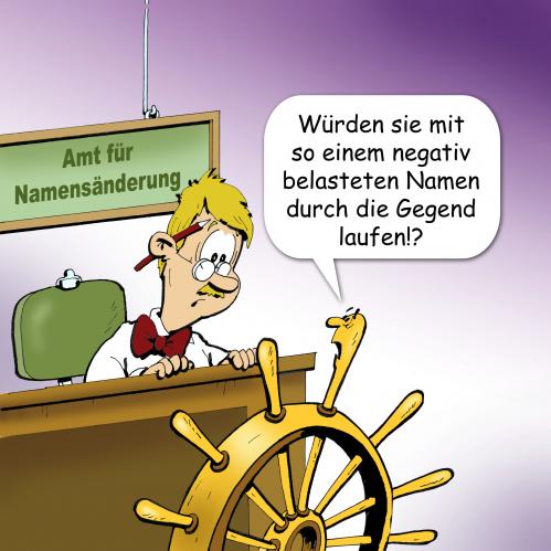 Cartoon: steuer (medium) by schuppi tagged steuer,steuerrad,namen,namensgebung,finanzamt,abgaben,steuer,steuerrad,namen,namensgebung,finanzamt,abgaben,finanzen,steuerabgaben,negativ,amt,änderung,namensänderung,laufen