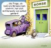 Cartoon: crash (small) by schuppi tagged crash,auto,börse,verlust,vermögen,finanzen,aktien,aktie,unfall,anlage,anleger