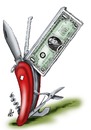 Cartoon: no title (small) by Nikola Otas tagged dolar