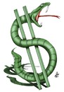 Cartoon: no title (small) by Nikola Otas tagged dolar