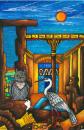 Cartoon: Hauff - Caliph Stork (small) by Lyubow Talimonova tagged hauff,tale,caliph,stork