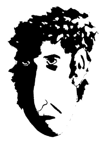 Cartoon: robert carpenter (medium) by earldonsax tagged bob,dylan,robert,zimmerman