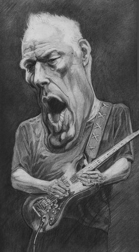 Cartoon: David Gilmour (medium) by princepaikattu tagged david,gilmour,pink,floyd