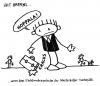 Cartoon: Stinkbombenvetreter (small) by wf-artwork tagged business,suitcase,hoppala