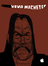 Cartoon: Machete (small) by Dailydanai tagged machete,danny,trejo