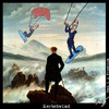 Cartoon: Herbstwind (small) by Anjo tagged herbst,autumn,kite,surfer,kitesurfer,art,caspar,david,friedrich