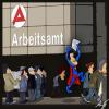 Cartoon: jobsuche (small) by Anjo tagged superman,job,arbeitsamt