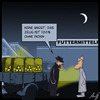 Cartoon: Neue Wege der Entsorgung (small) by Anjo tagged atom,atommüll,entsorgung,dioxin,akw,atomkraft,lebensmittel,futter,fleisch