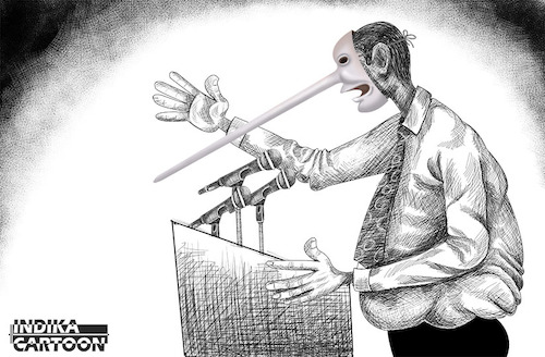 Cartoon: speech (medium) by indika dissanayake tagged speech