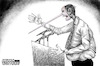 Cartoon: speech (small) by indika dissanayake tagged speech