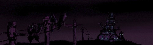 Cartoon: Crows on a wire (medium) by mistyfields tagged crow,comic,night