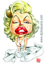 Cartoon: Marylin Monroe (small) by Djoko Susilo tagged marylin,monroe,caricature
