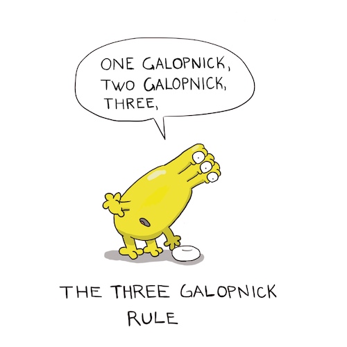 Cartoon: Galopnick (medium) by creative jones tagged alien,words,three,second,rule,dropped,food,sanitary,alien,words,three,second,rule,dropped,food,sanitary
