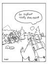 Cartoon: bigfoot (small) by creative jones tagged yeti,bogfoot,monster,truck,hiker