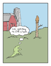 Cartoon: hawkeye (small) by creative jones tagged creative,jones,hawk,hawkeye,eagle,eyed,barn,field