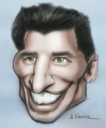 Cartoon: Sakis Rouvas (medium) by agiov tagged sakis,rouvas