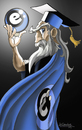 Cartoon: magician (small) by agiov tagged magician