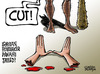 Cartoon: Iran jails filmmaker Panahi! (small) by Satish Acharya tagged iran,panahi