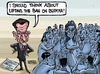 Cartoon: Sarkozy and Bruni in India! (small) by Satish Acharya tagged sarkozy,bruni,india