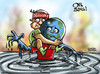 Cartoon: World Oil Crisis (small) by Satish Acharya tagged arab,world,libya,gaddafi,oil,crisis