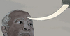 Cartoon: Gbagbo dos au mur (small) by No tagged gbagbo,cote,ioire,the,ivory,coast