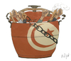 Cartoon: revolte en tunisie (small) by No tagged tunisie,revolte,emeutes