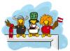 Cartoon: Crazy Birds - Euro08 (small) by gallion tagged gallion vögel fussball europameisterschaft