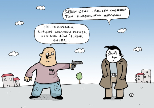 Cartoon: Komiser (medium) by Musluk tagged police,guilty