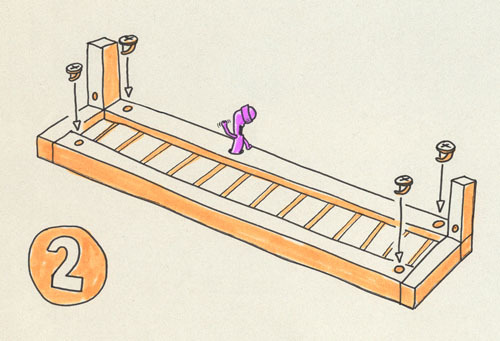 Cartoon: Molger 2 (medium) by Frank Zimmermann tagged bedienungsanleitung,ikea,molger,wurm,schraube