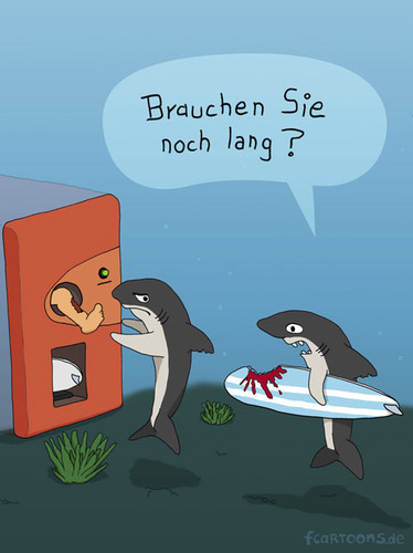 Cartoon: Pfandautomat (medium) by Frank Zimmermann tagged anstellen,fcartoons,hai,pfand,shark,pfandautomat,schlange,stehen,surfbrett,payback,surfer,surfing