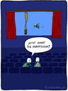 Cartoon: KAMPFSZENE (small) by Frank Zimmermann tagged kino,fliege,kampf,szene,sessel,cinema