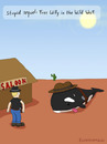 Cartoon: stupid sequel (small) by Frank Zimmermann tagged stupid,sequel,free,willy,wild,west,gun,sun