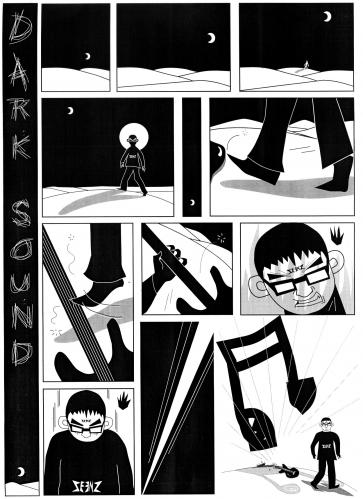 Cartoon: Dark Sound (medium) by sam seen tagged dark,sound