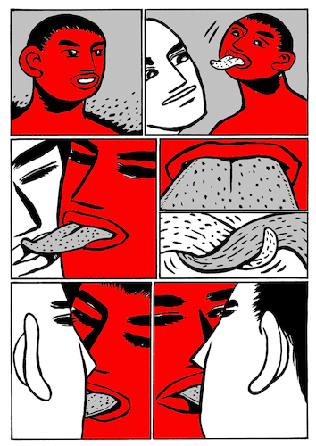 Cartoon: Tongue (medium) by sam seen tagged sam,seen