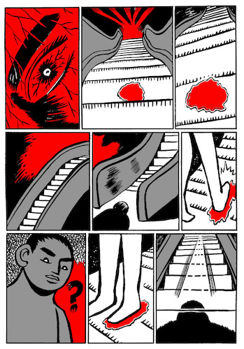 Cartoon: Escalator (medium) by sam seen tagged sam,seen