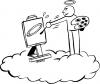 Cartoon: ANGEL KAFKA Series (small) by sam seen tagged angel,kafka,series