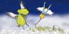 Cartoon: Engel und anderes Geflügel (small) by ali tagged engel,angel,weichnacht,christmas,winter