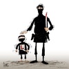 Cartoon: Training (small) by Khalid Alhashimi tagged education,terrorism,middle,east