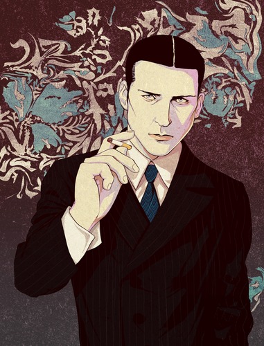 Cartoon: Thin Man (medium) by sawayaka tagged crispin,glover,thin,man,charlies,angels