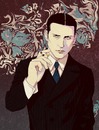 Cartoon: Thin Man (small) by sawayaka tagged crispin,glover,thin,man,charlies,angels