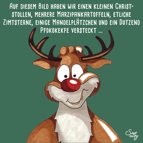 Cartoon: Pfokokekfe (medium) by Suley tagged weihnachten,xmas,elch,rentier,kekse,plätzchen,bäckerei,essen,kauen,süßigkeit,nikolaus,weihnachtsmann,santa,claus,heilig,abend,christfest,tannenbaum,weihnachtsbaum,christkind,jesus,geburt,knecht,ruprecht