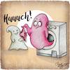 Cartoon: Huuuch ... wie gruselig! (small) by Suley tagged halloween,gespenst,geist,nacht,vollmond,spuk,horror,süßes,oder,saures,hexe,feuer,kürbis,laterne,weiß,rosa,waschmaschine,sauber,slip,unterhose,tanga,panty,hipster,lachen,erschrocken,schreck,grauen,dämon